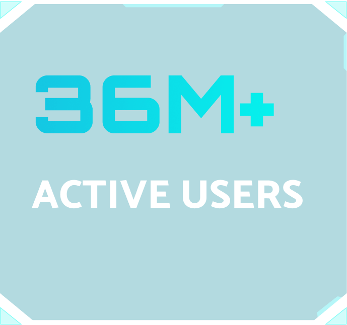 22M+ combined users